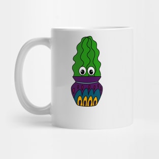 Cute Cactus Design #260: Apple Cactus In Pretty Jar Mug
